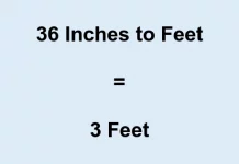36 inches to feet? 36 inches to feet?