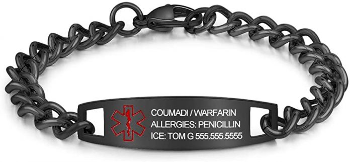 Medical alert bracelet